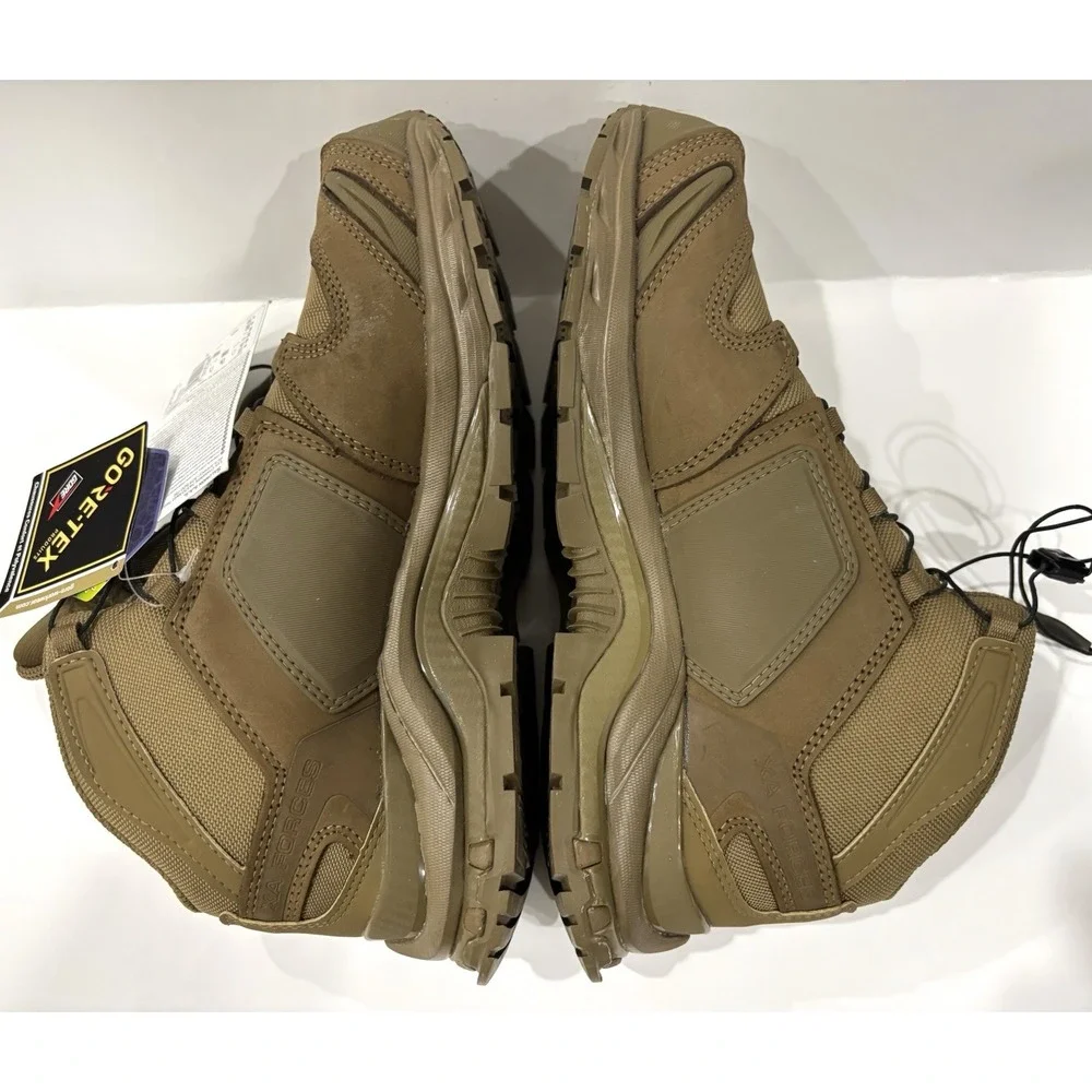 Salomon XA Forces Mid GTX Gore-Tex Tactical Boots Brown Men's 7 Women's 8 NWT